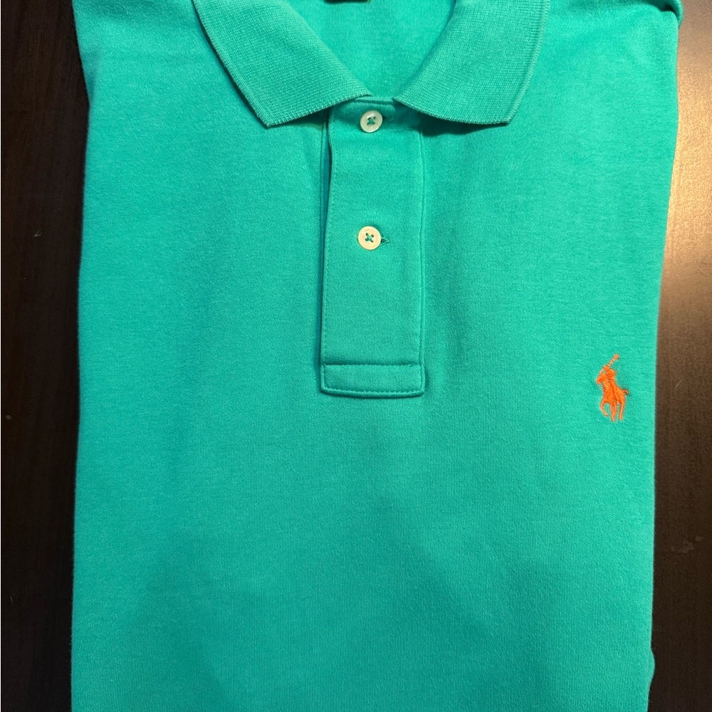 Polo by Ralph Lauren Teal Polo Shirt - Picture 3 of 5